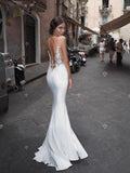 Export Annual Meeting Presided Over The Opening Of The Evening Dress Banquet Red Carpet Fairy Fishtail Dress Dress Lawn Wedding Dress HZ0517