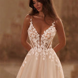 Main Wedding Dress 2026 Spring New Sexy V-Necked Back-Up-Dressed Lace Dress Elegant Banquet Girl HZ0517