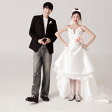 Brased Light Wedding Bride 2026 New Travel Photography Mori Small Man With A Small Daffin Dress Go Out Yarn And Tail Woman HZ0517