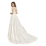 Simple Lace V Lord Wedding Dress 2026 New Thin A Swollen Bridal Wedding Dress Fairy Sen HZ0517