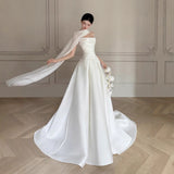 French High-End Light Wedding Dress 2026 New Bridal Sen Family Super Fairy Denoodle Temperament Go Out Yarn Welcome Dress Dress Dress HZ0517