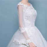 Wedding Dress New 2026 Bride Wedding Long Tail Long Sleeve Slim Slim Thin Korean Version Of The Big And Light Wedding Dress HZ0517