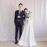 New Retro Dingy Simple Travel To Shoot The Wedding Dress French Lace Straps Thin Tail Out Of The Yarn Summer HZ0517
