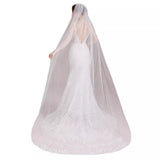 New Mermaid Bridal Wedding Dress Sling Dress White V-Neck Tug Tailed Back Wedding Dress HZ0517