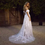 Wedding Dress 2026 Female Lace Dew Sweetheart Side-To-Shoulder Princess Bridal Party Shoulder Wedding Dress Spring HZ0517