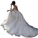 Wedding Dress 2026 Spring New Repair Thin Pong Shalin Big Tail Fairy Gas Wedding Dress HZ0517