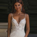 2026 New Luxury Vintage Lace Travel Outdoor Light Wedding Dress Fish Tail Bride Married Out Of The Yarn Welcome HZ0517